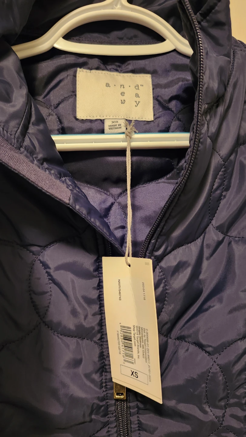 A New Day Quilted Jacket XS Navy - photo 3