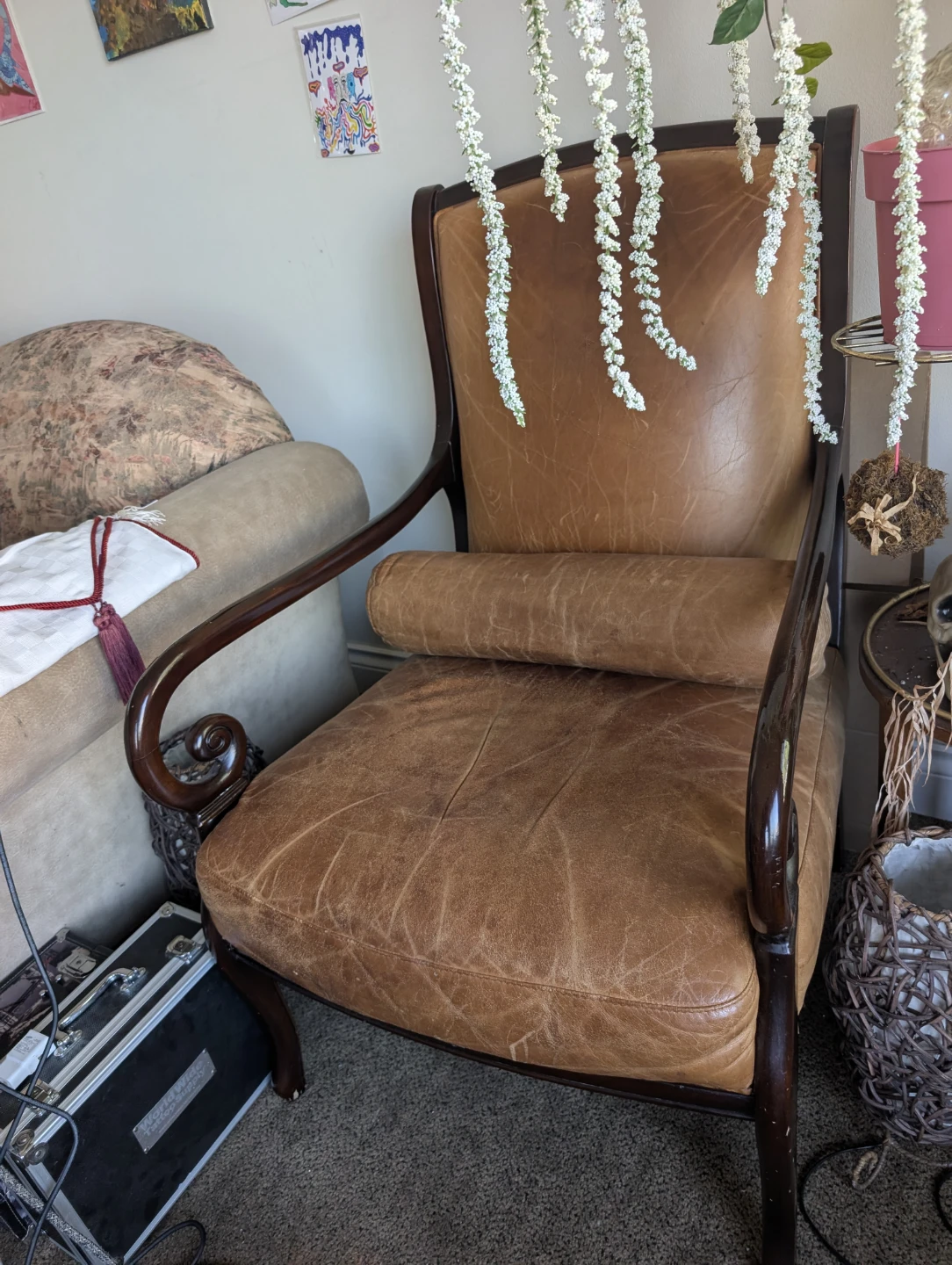 Brown Leather Armchair - photo 2