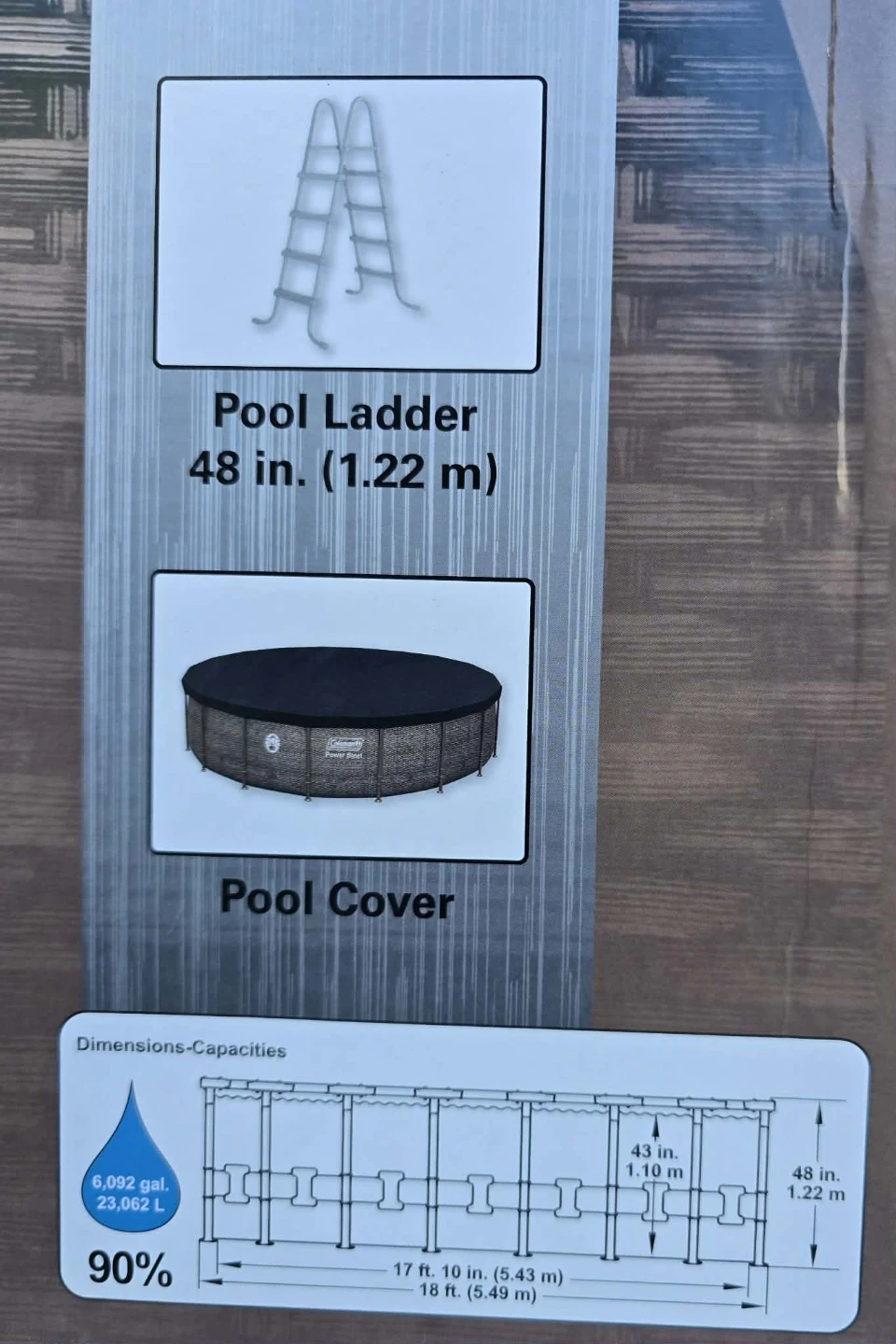 Coleman 18ft. Power Steel Round Pool with Accessories - photo 3