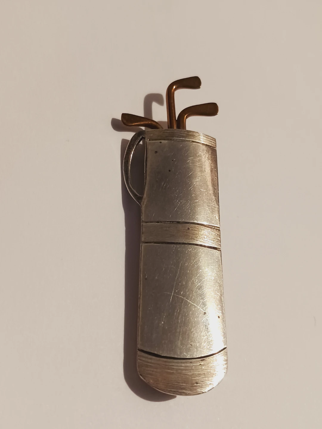 TAXCO MEXICO Sterling Silver Golf Bag /Clubs Brooch - photo 2