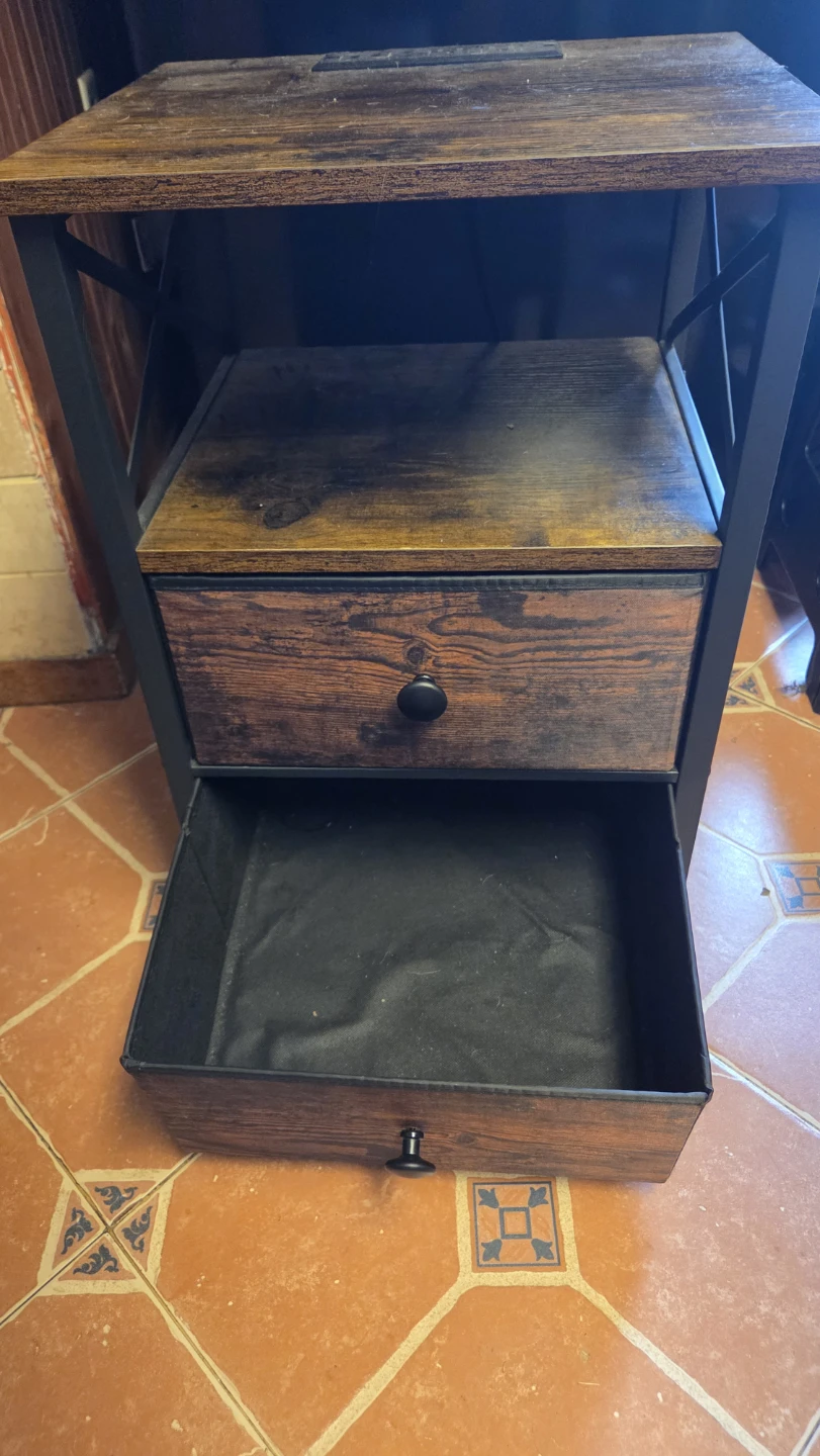 Side Table with Built-in Outlet - photo 2