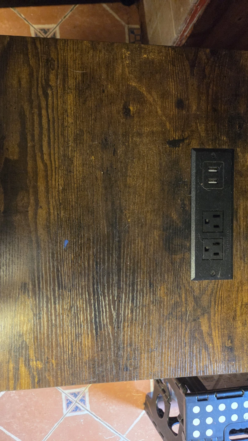 Side Table with Built-in Outlet - photo 3