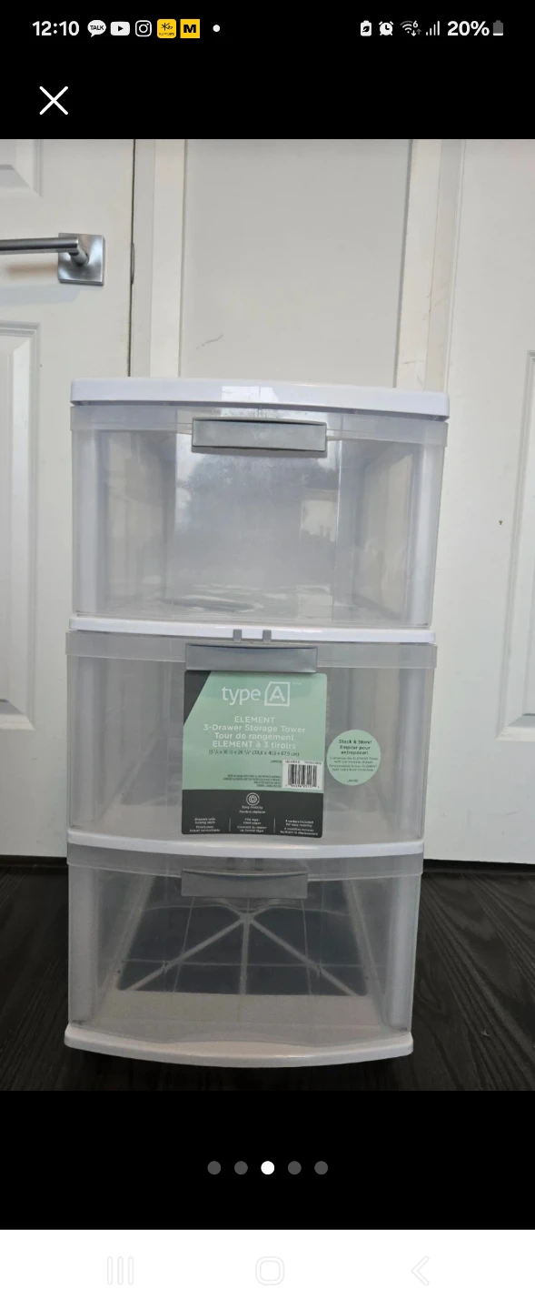Type A Element 3-Drawer Storage Tower - photo 2