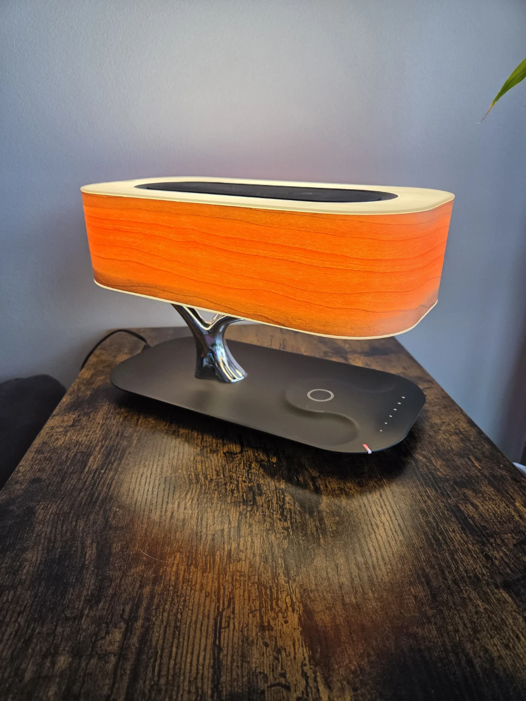 3-in-1 Lamp with Bluetooth Speaker & Wireless Charger