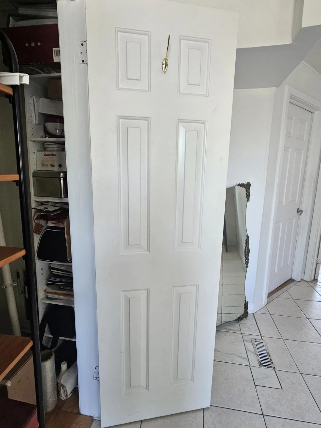 White Six-Panel Interior Door - photo 2