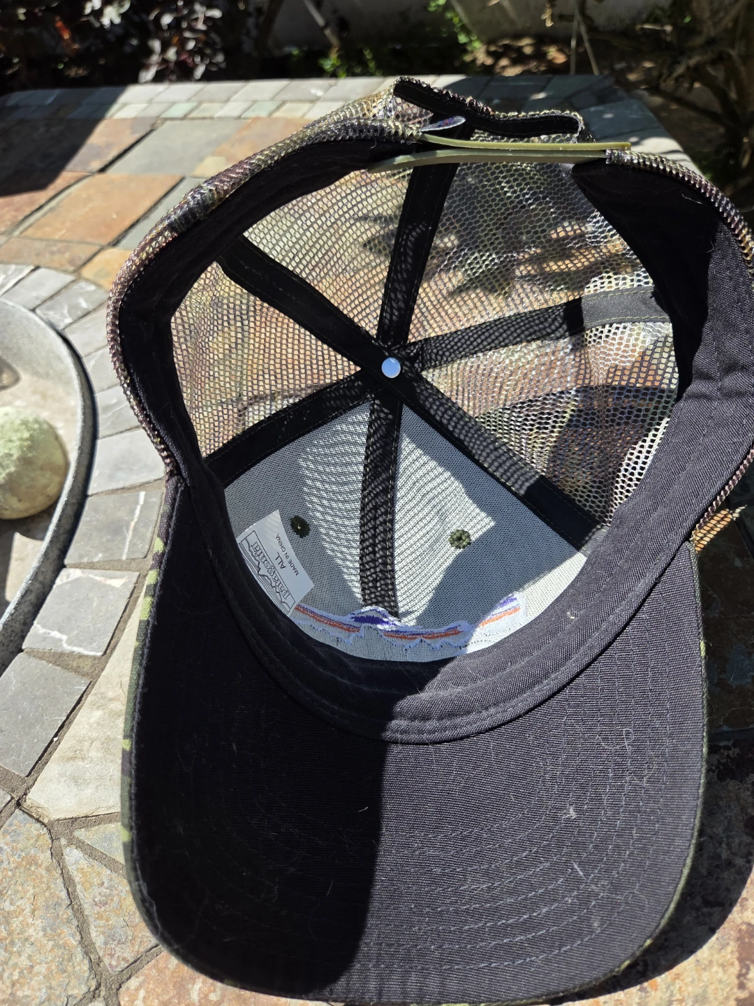Patagonia Camo Trucker Hat Fish Logo - photo 4
