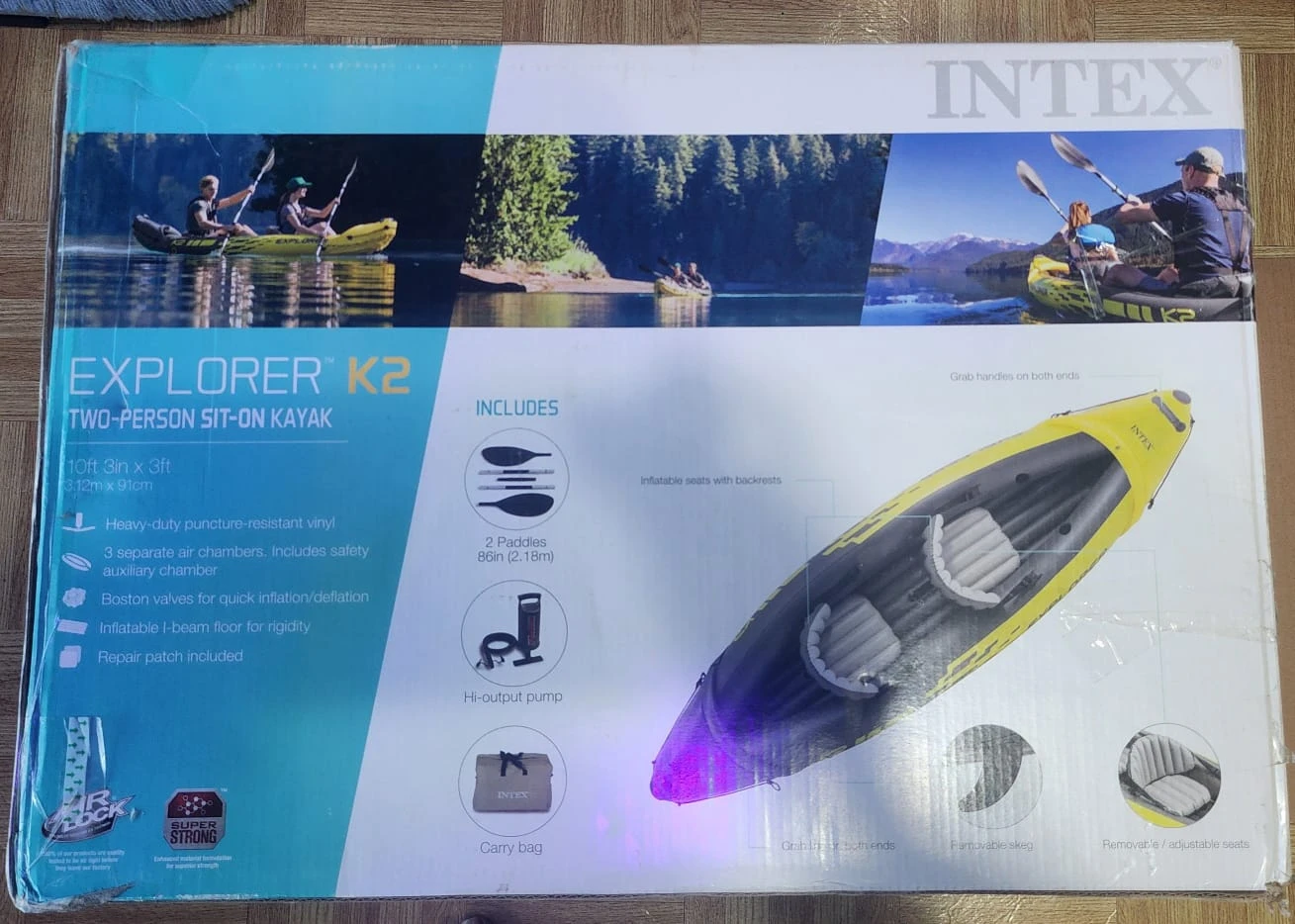 Intex Explorer K2 Two-Person Kayak Set