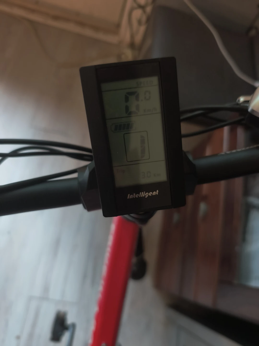 Red Folding Electric Bicycle - photo 5