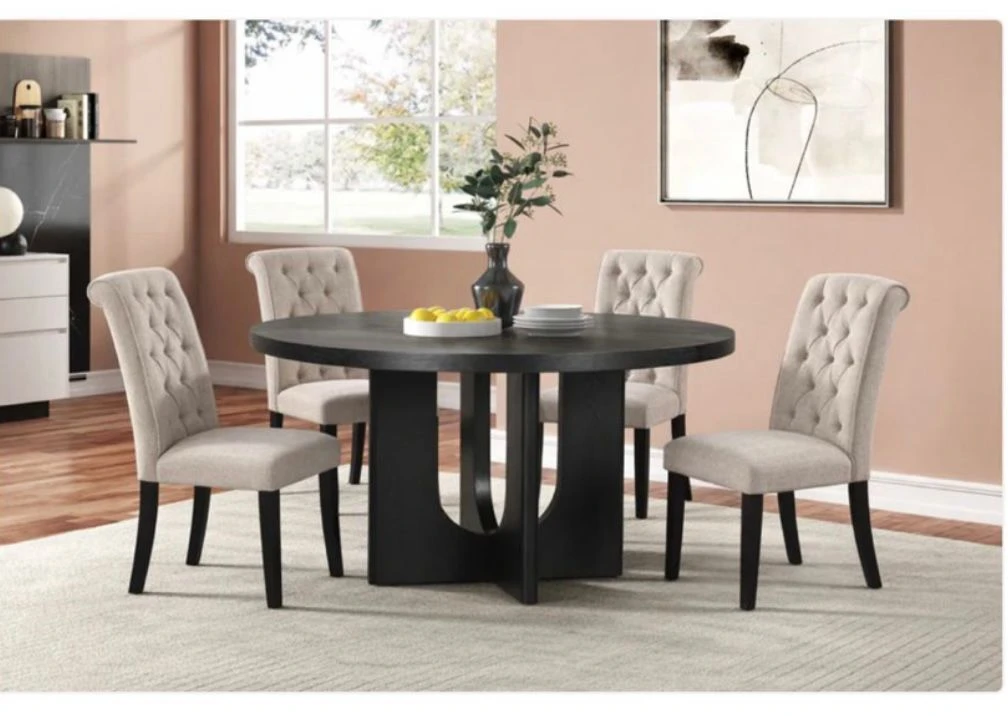 Round Dining Table and Chairs Set