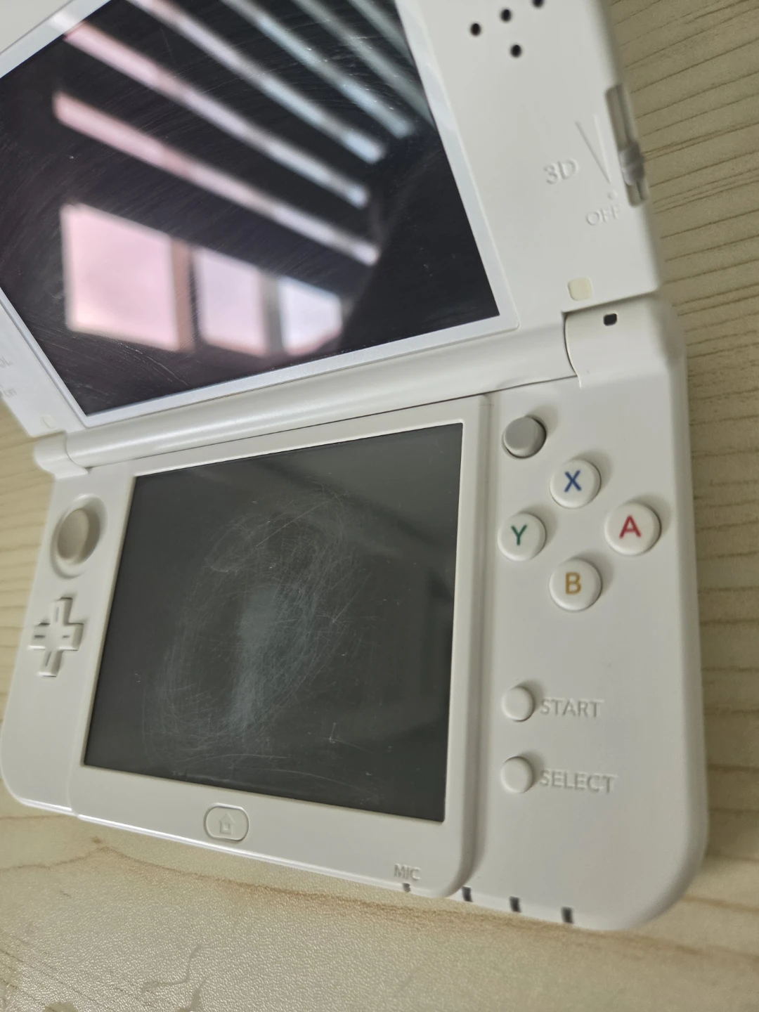 "New" Nintendo 3DS XL White Double IPS Screen MODDED - photo 2