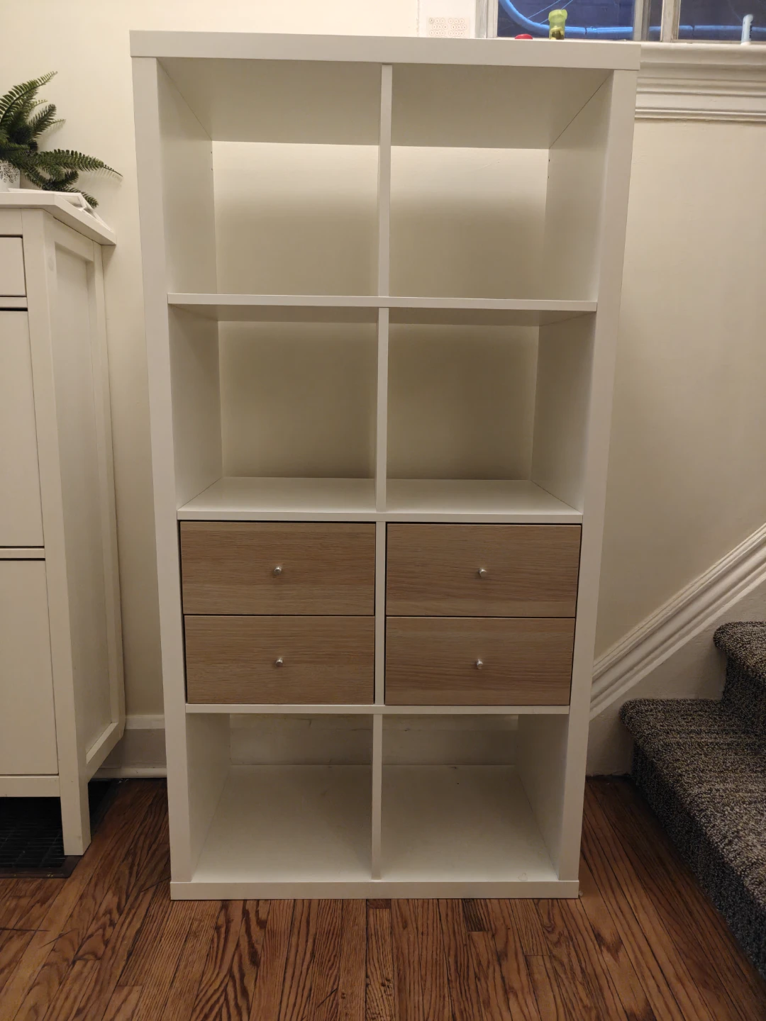 White 8-Cube Bookshelf/Storage Unit KALLAX