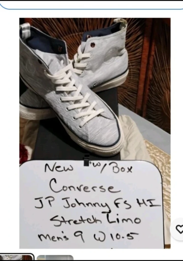 Converse JP Johnny FS HI Stretch Limo High Top Sneakers - photo 2