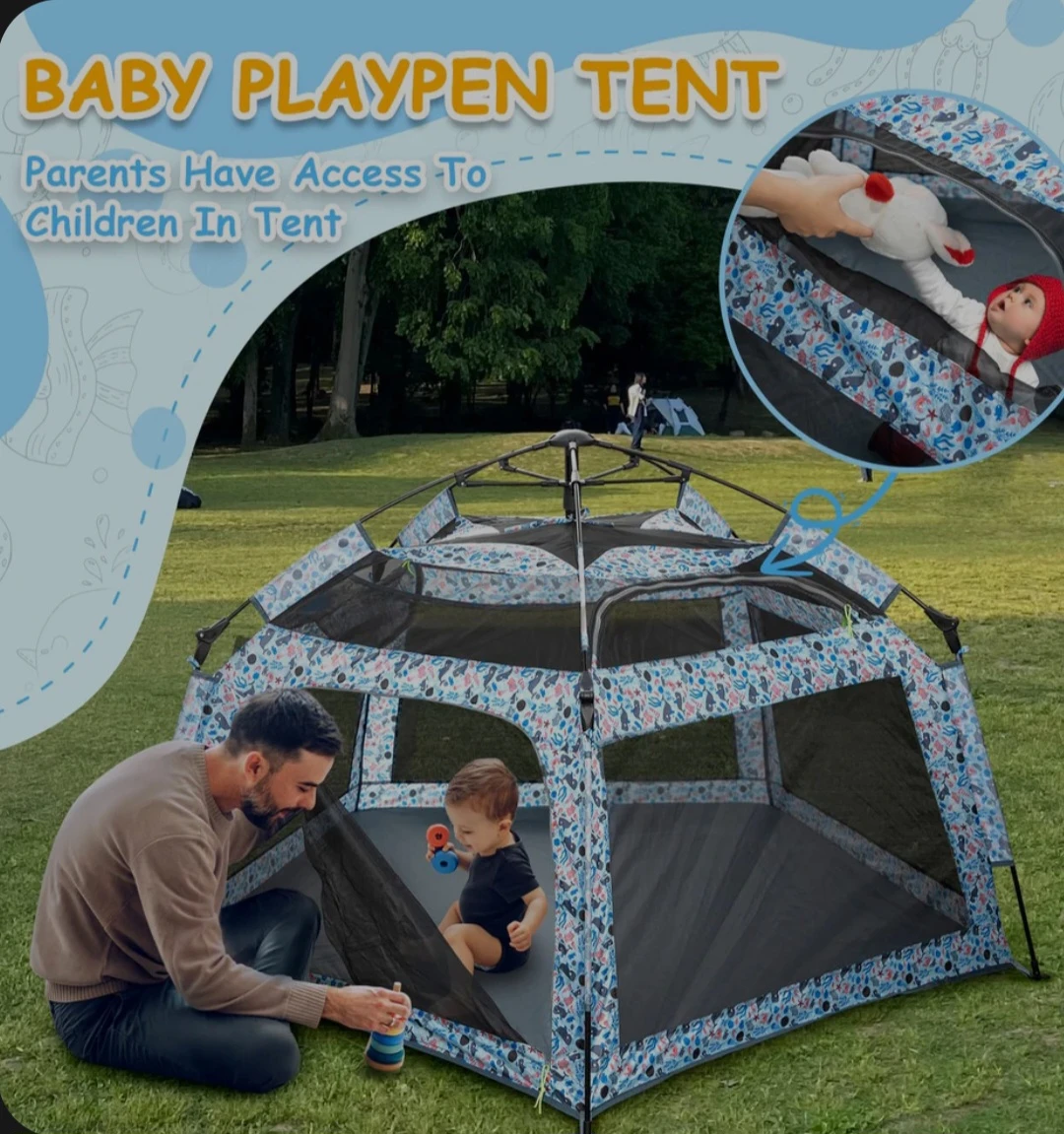 Baby Playpen Pop-up Tent new - photo 2