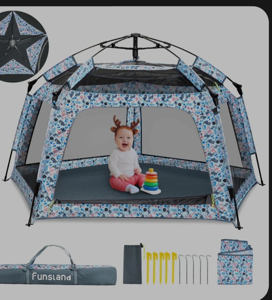 Baby Playpen Pop-up Tent new - photo 5