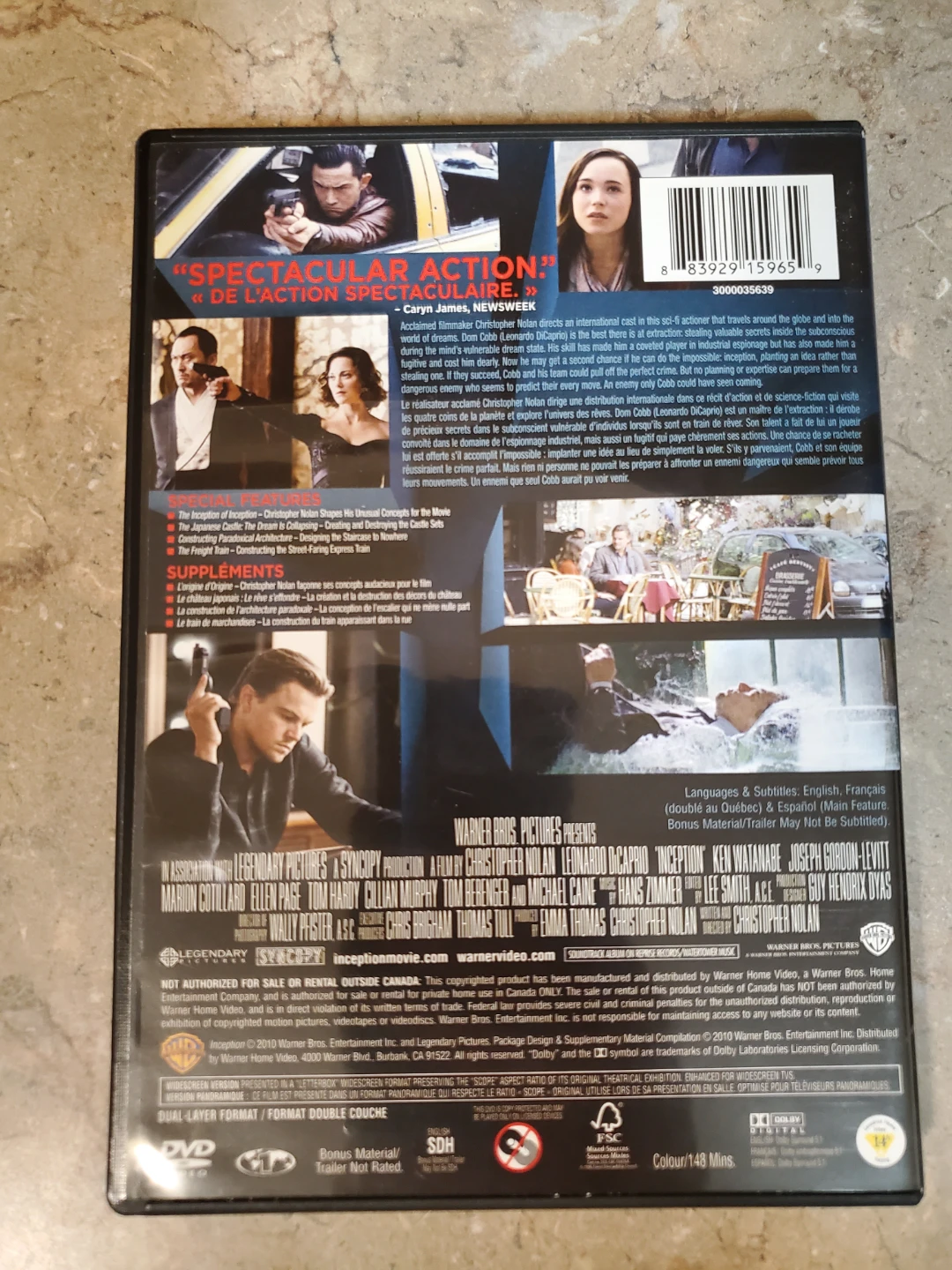Inception DVD ⚽ - photo 2