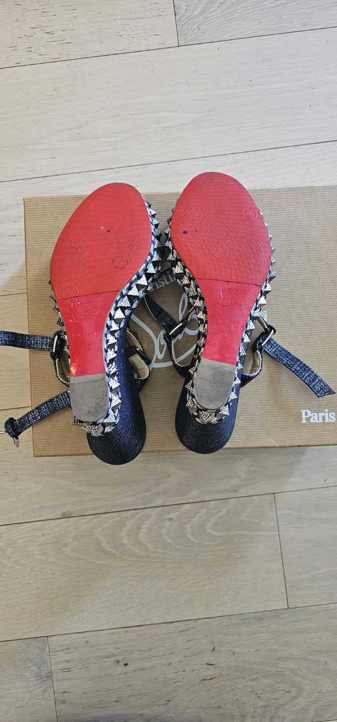 Christian Louboutin Wedge Sandals Size 39 - photo 3