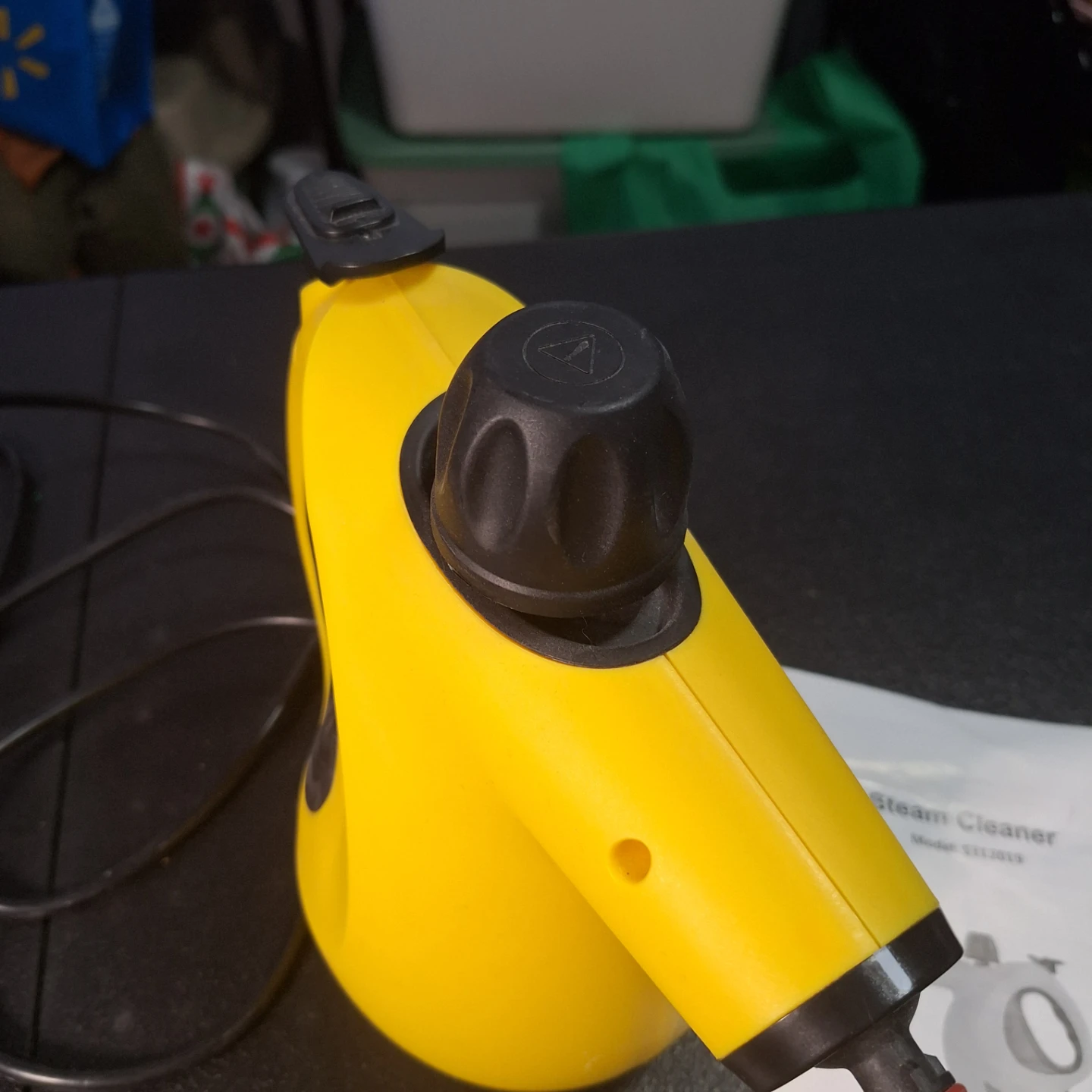 Yellow Handheld Steam Cleaner - photo 5