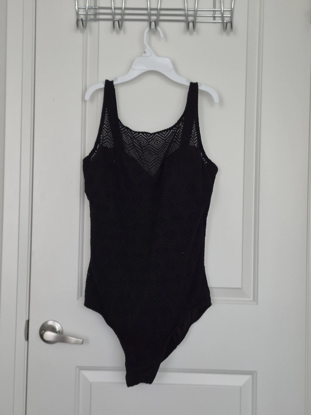 Black One-Piece Swimsuit
