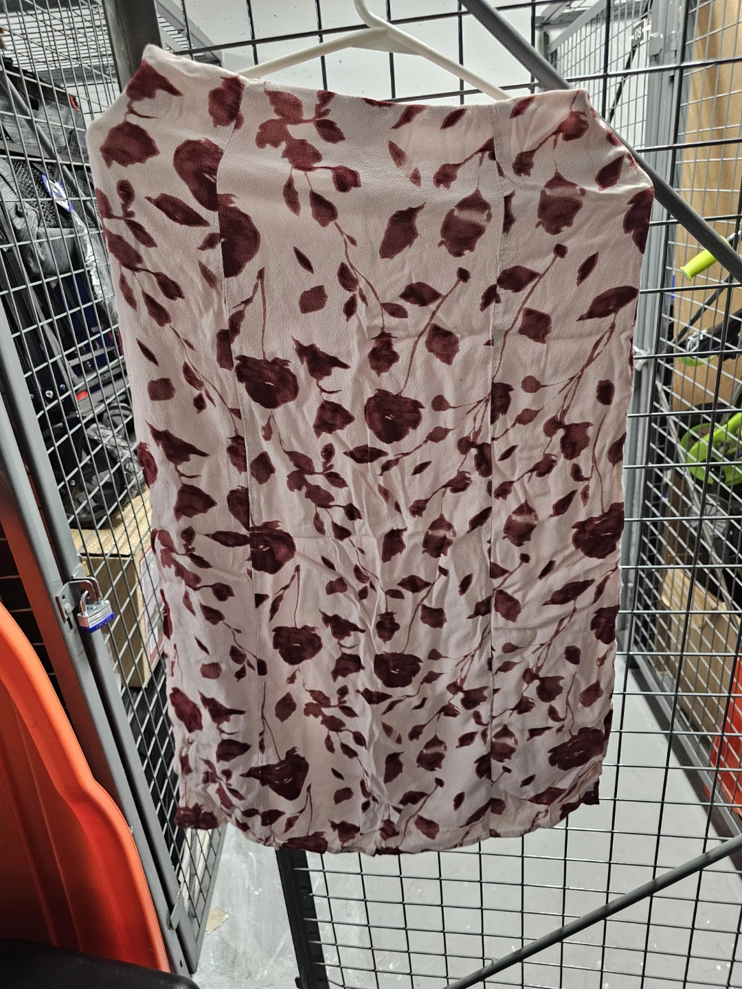Dynamite Floral Print Midi Skirt with Slit - photo 4