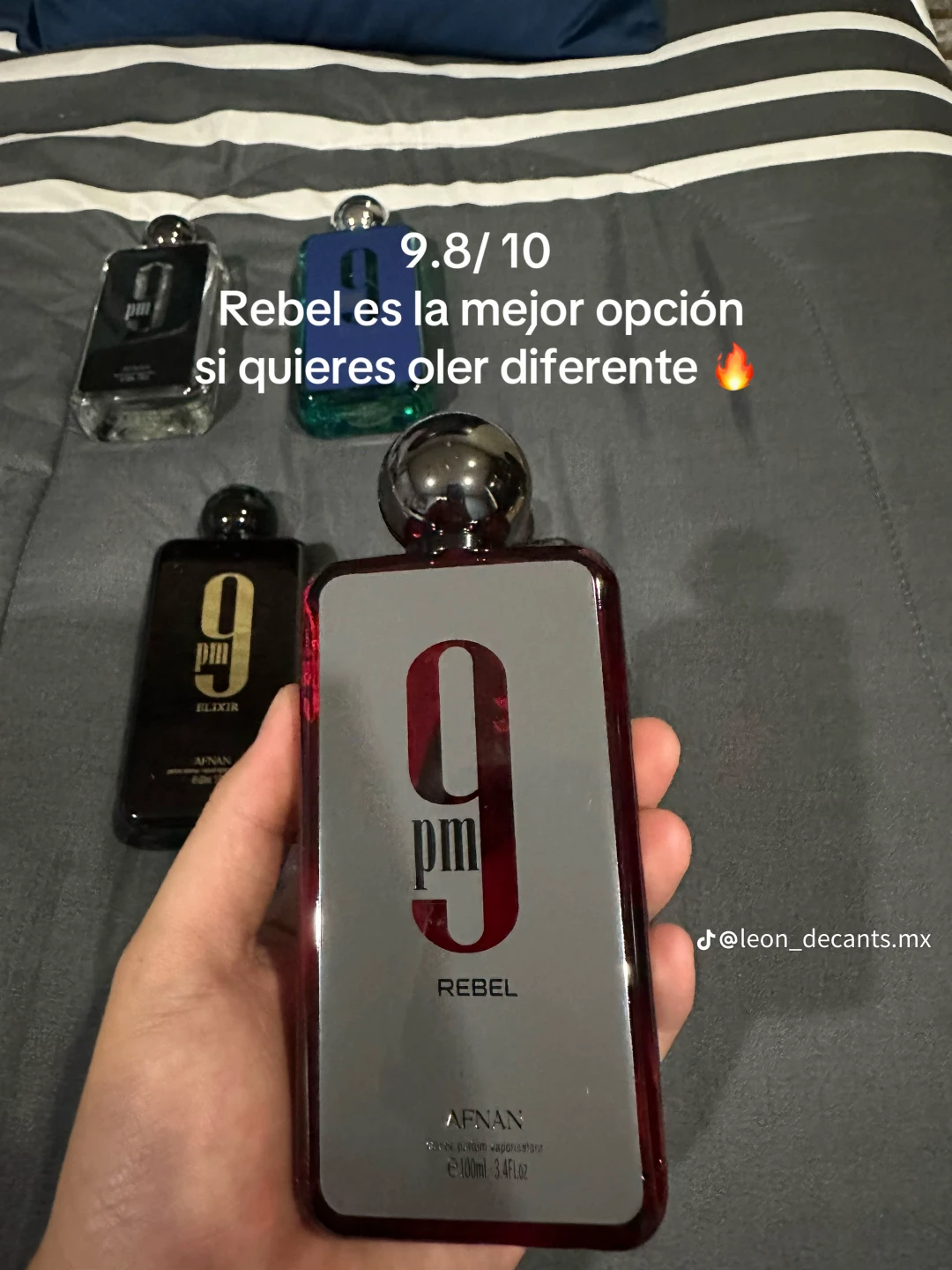 Afnan 9 PM Rebel Eau de Parfum for Men 3.4 fl oz - photo 2