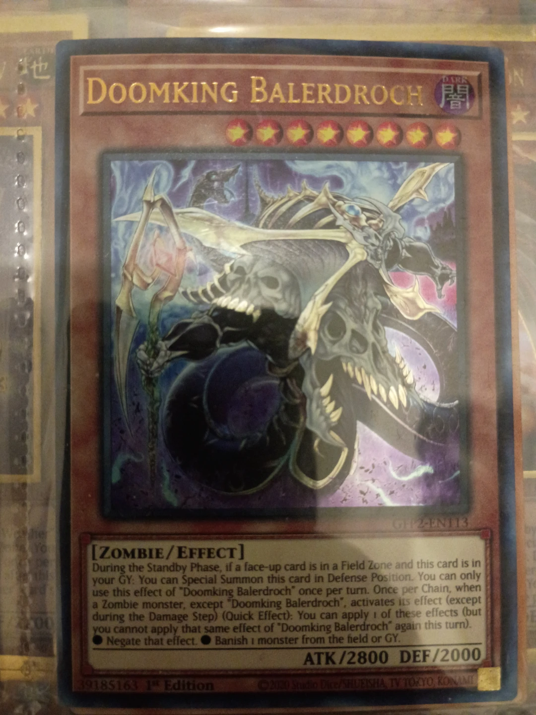 Doomking Balerdroch Yu-Gi-Oh! Card⚽