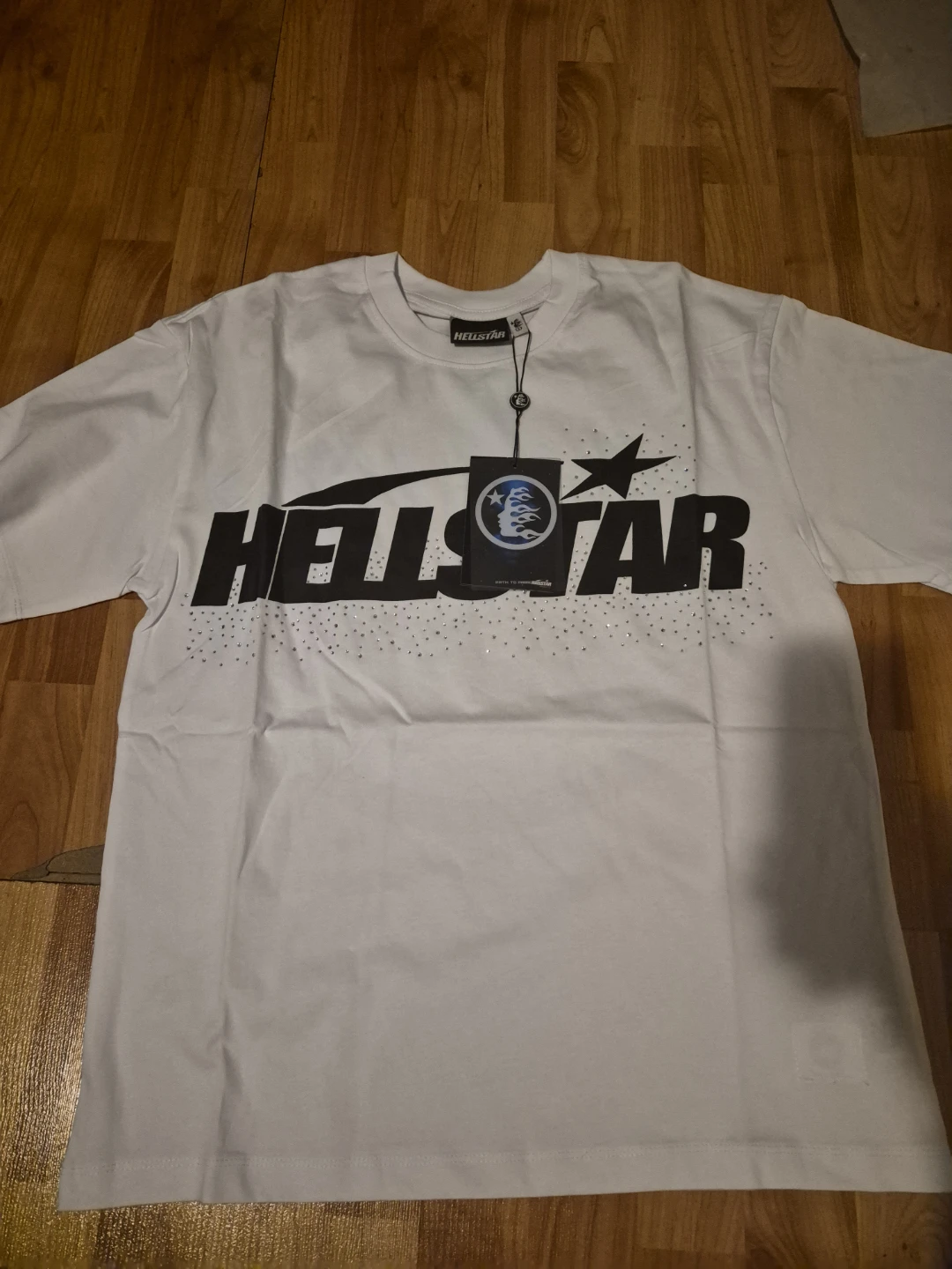 Hellstar White T-Shirt with Graphic Print