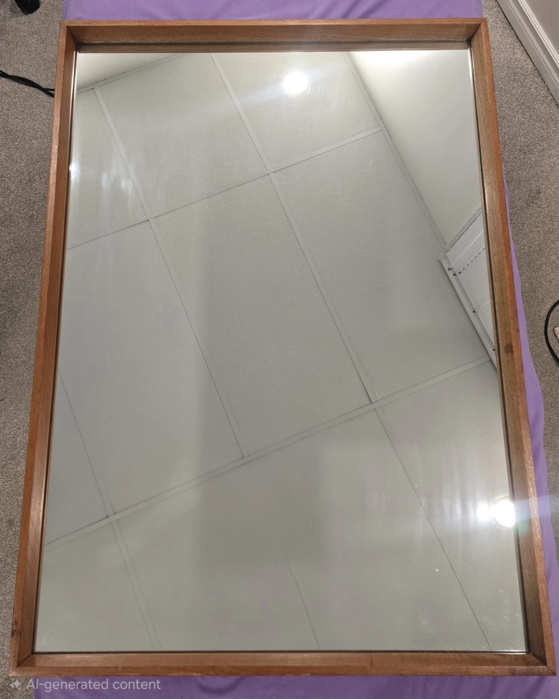Wooden Framed Mirror