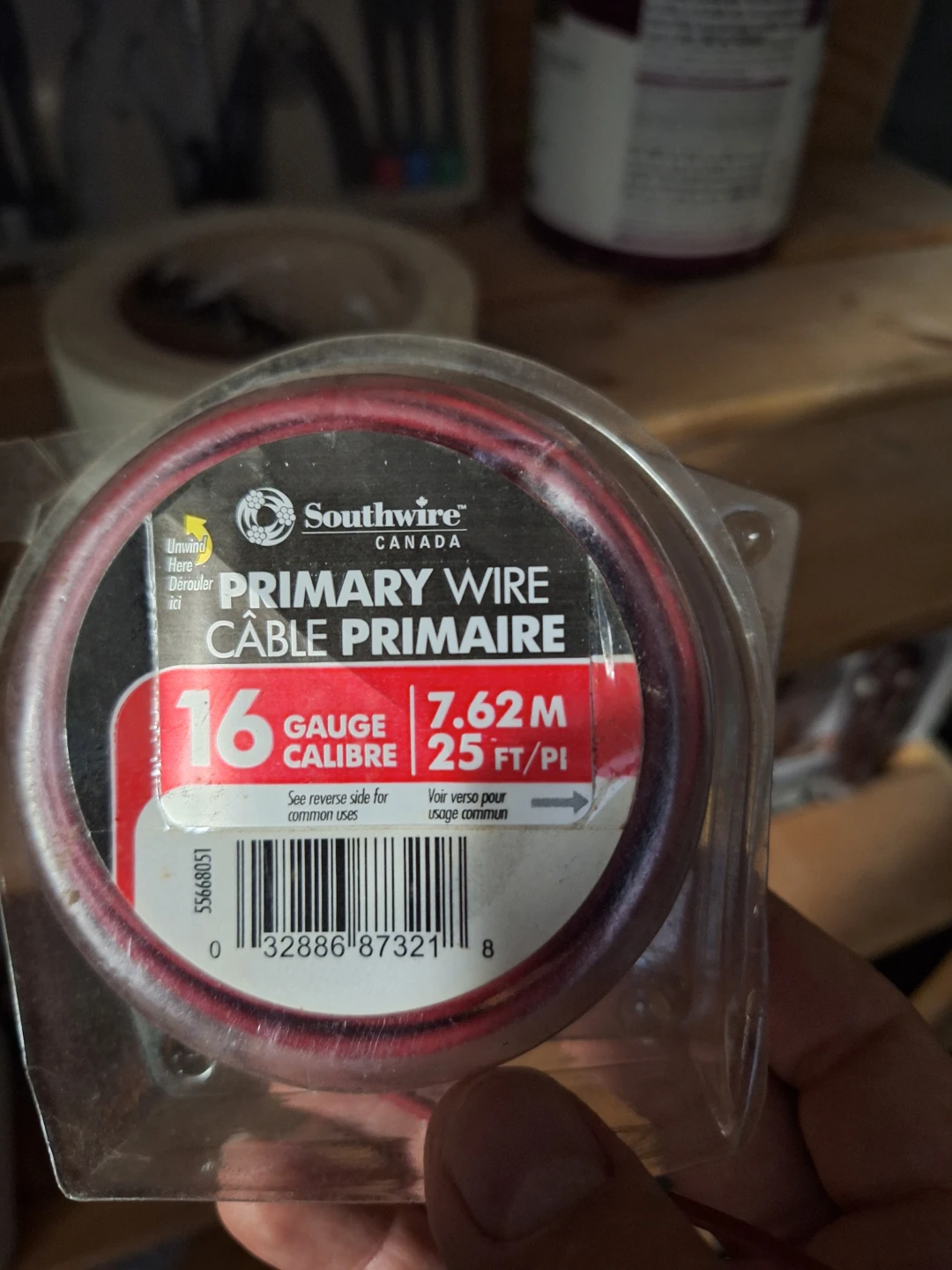 Southwire 16 Gauge Primary Wire - Red