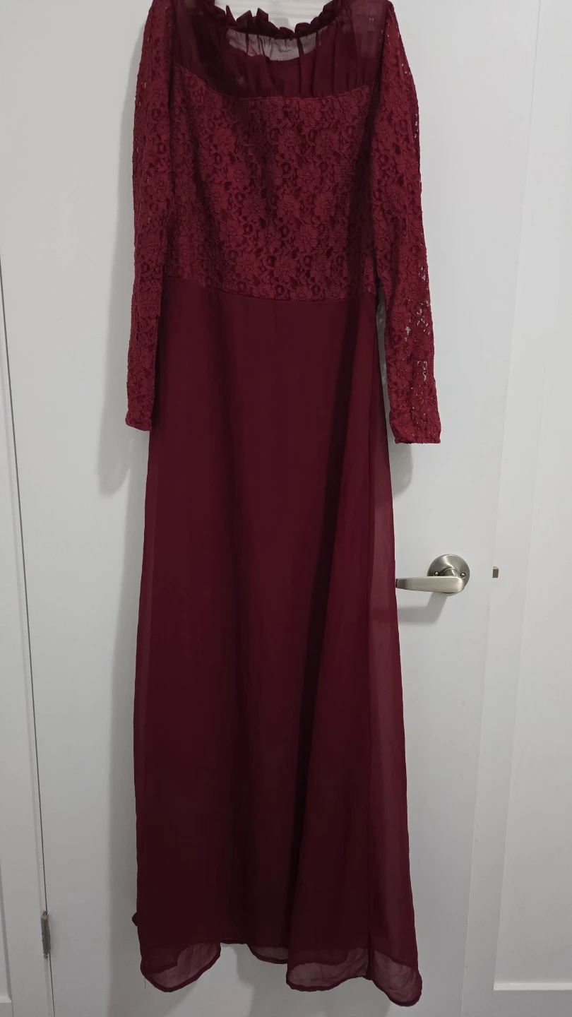 Women's Long Sleeve Lace Dress