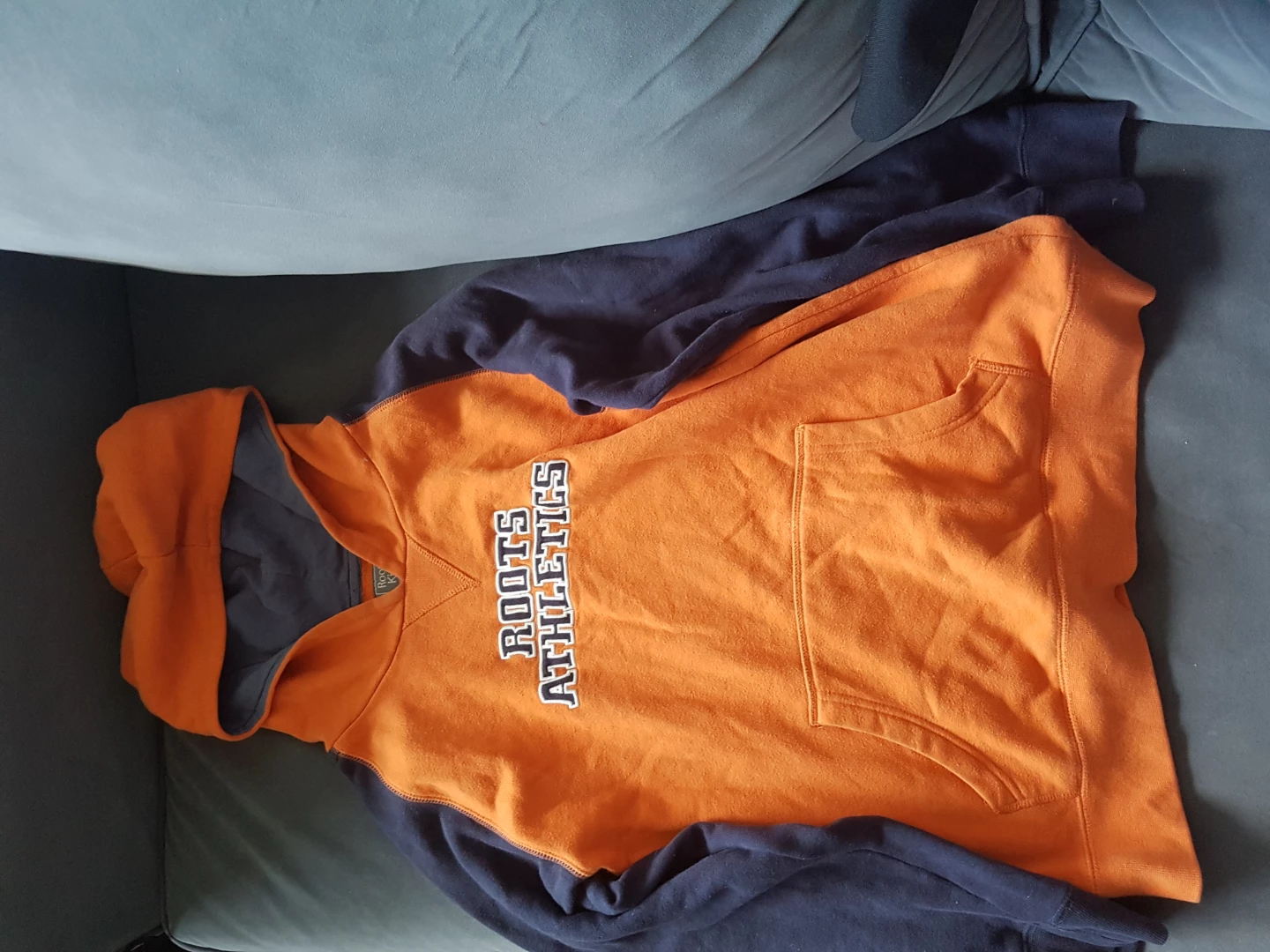 Roots Kids Orange Athletics Hoodie - Size XL - photo 3