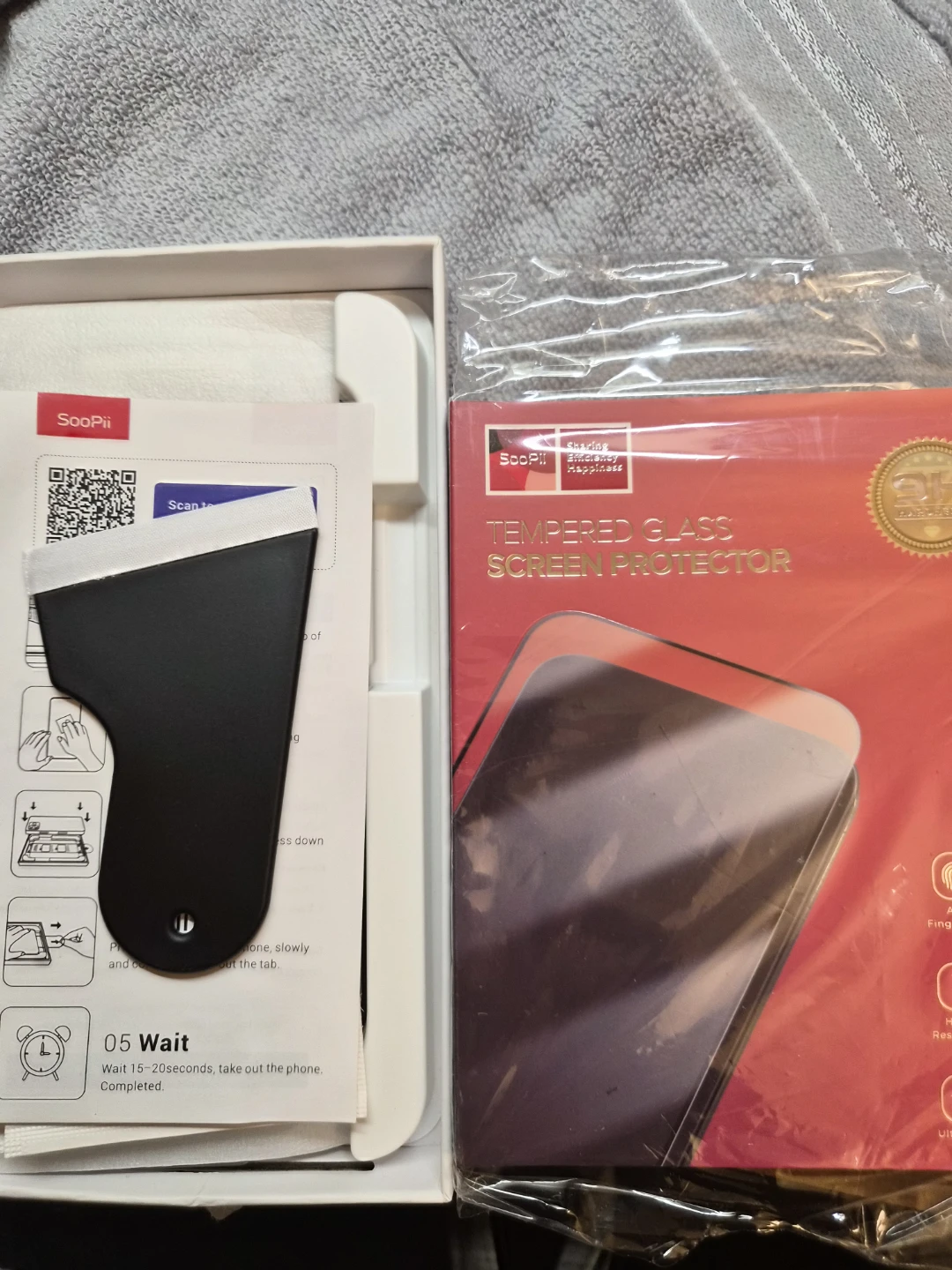 SooPii Tempered Glass Screen Protector 2-Pack iPhone 15/16