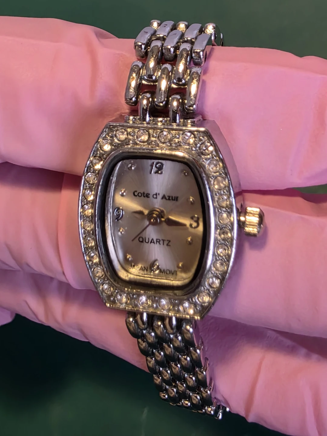 Cote d'AzuCote d'Azur Women's Quartz Rhinestone Bracelet - photo 5