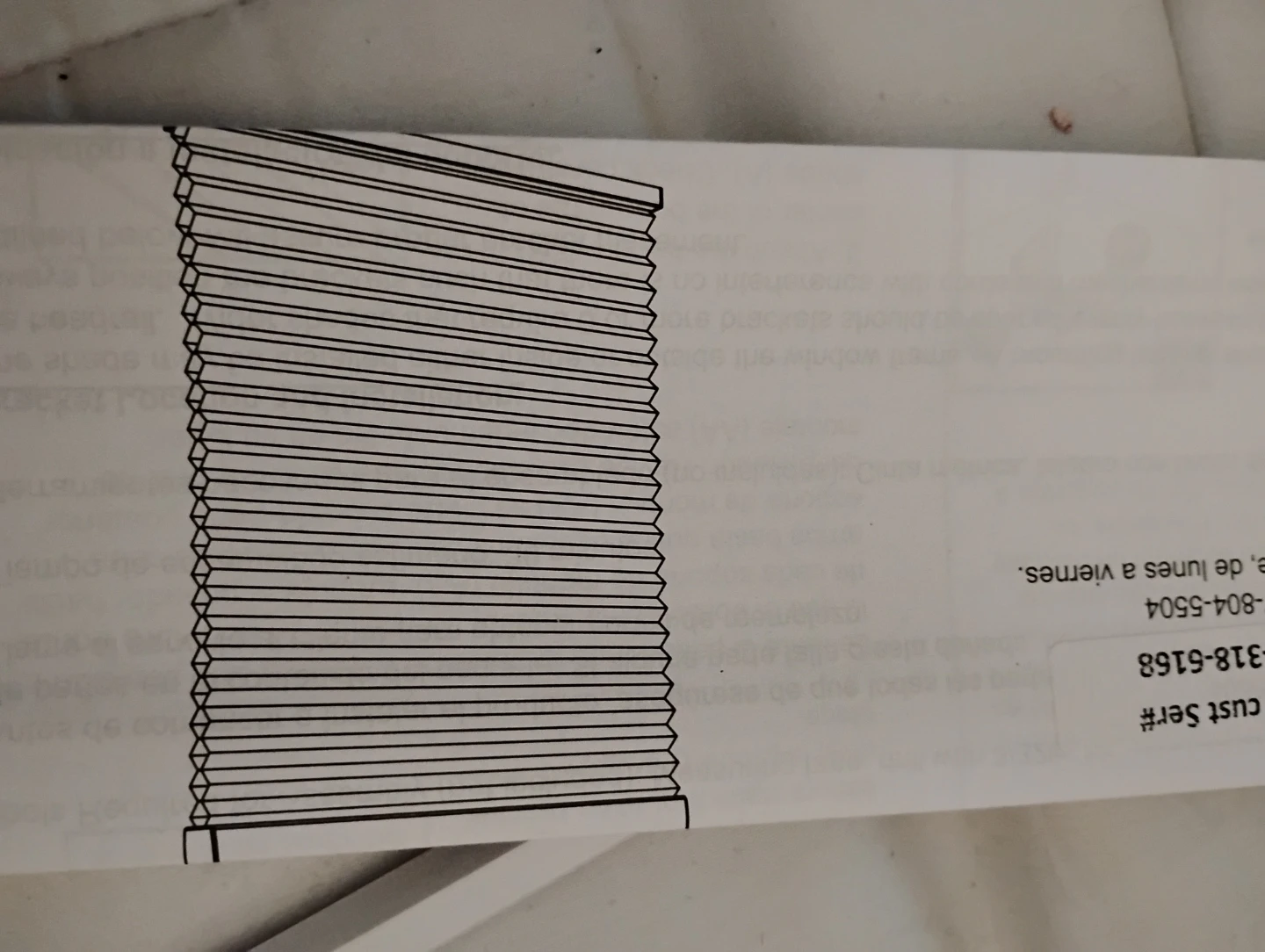 Cordless Vinyl Blind 22 1/2" x 36" - photo 4