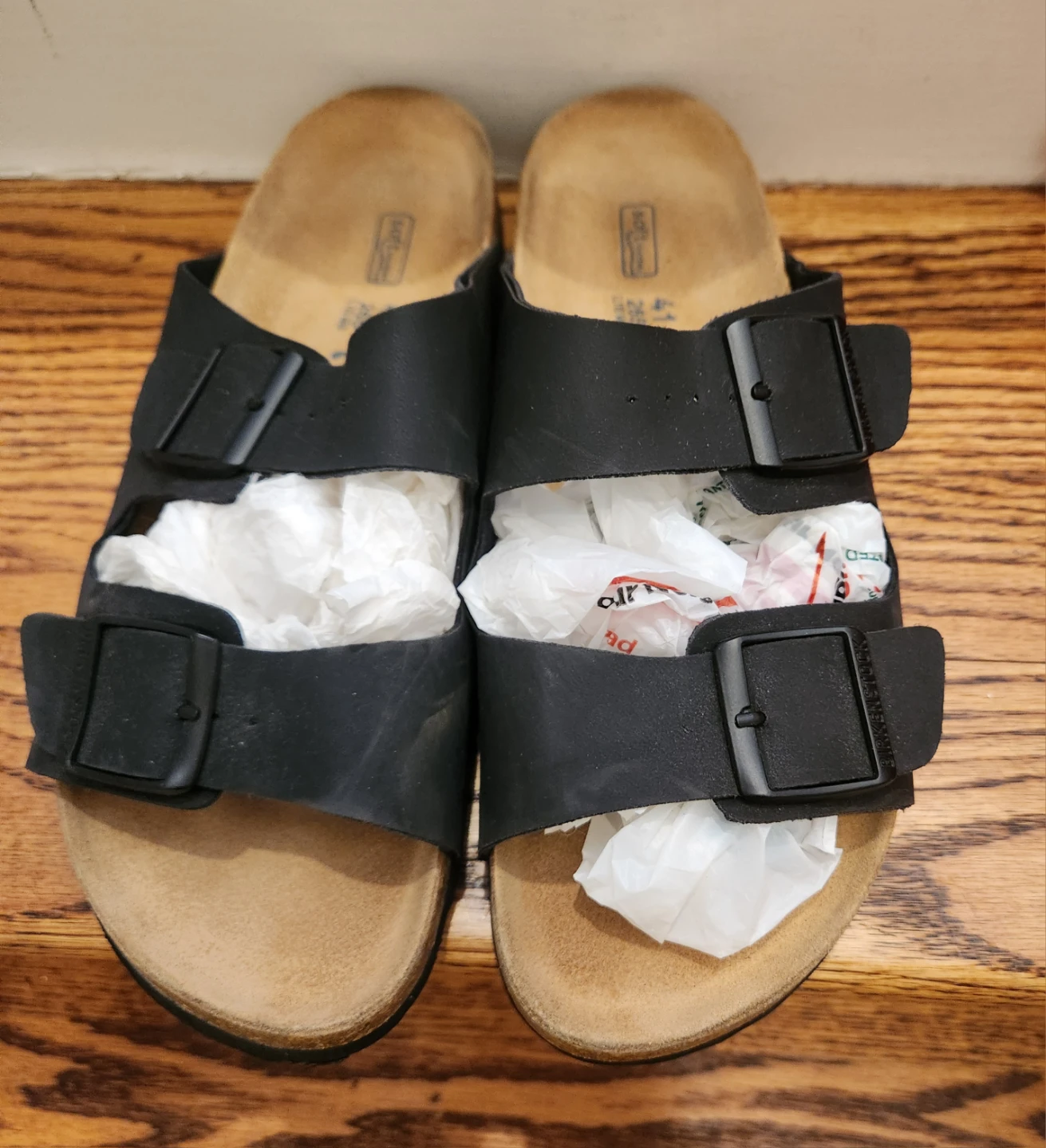 Birkenstock Arizona Black Sandals Size 41