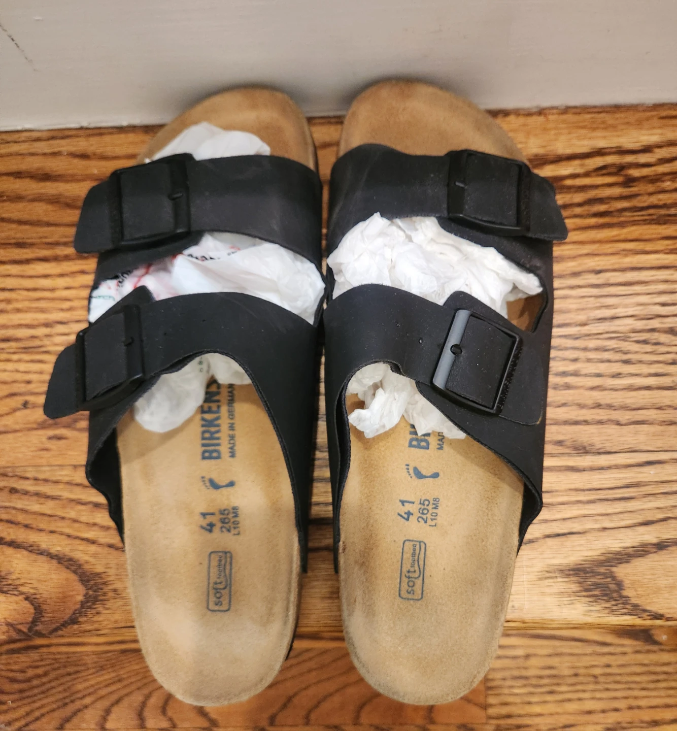 Birkenstock Arizona Black Sandals Size 41 - photo 4