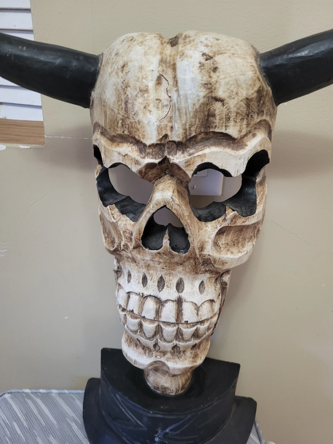 Decorative Skull Mask with Horns - photo 2