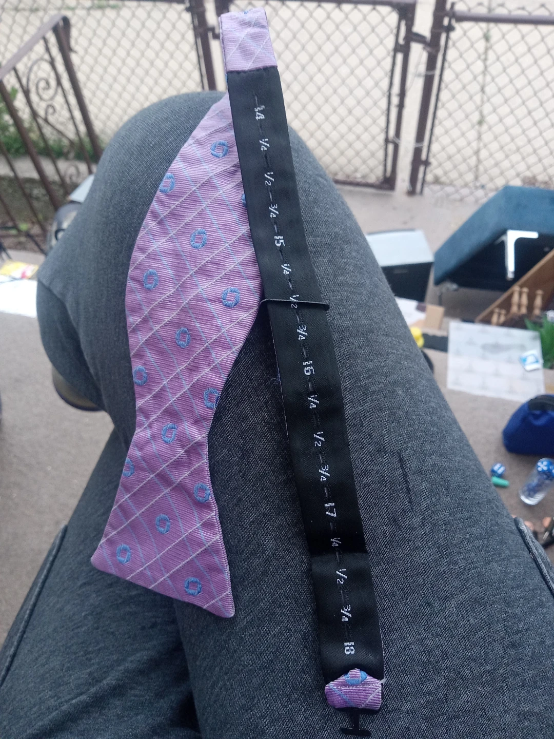Purple Patterned Bow Tie - photo 2