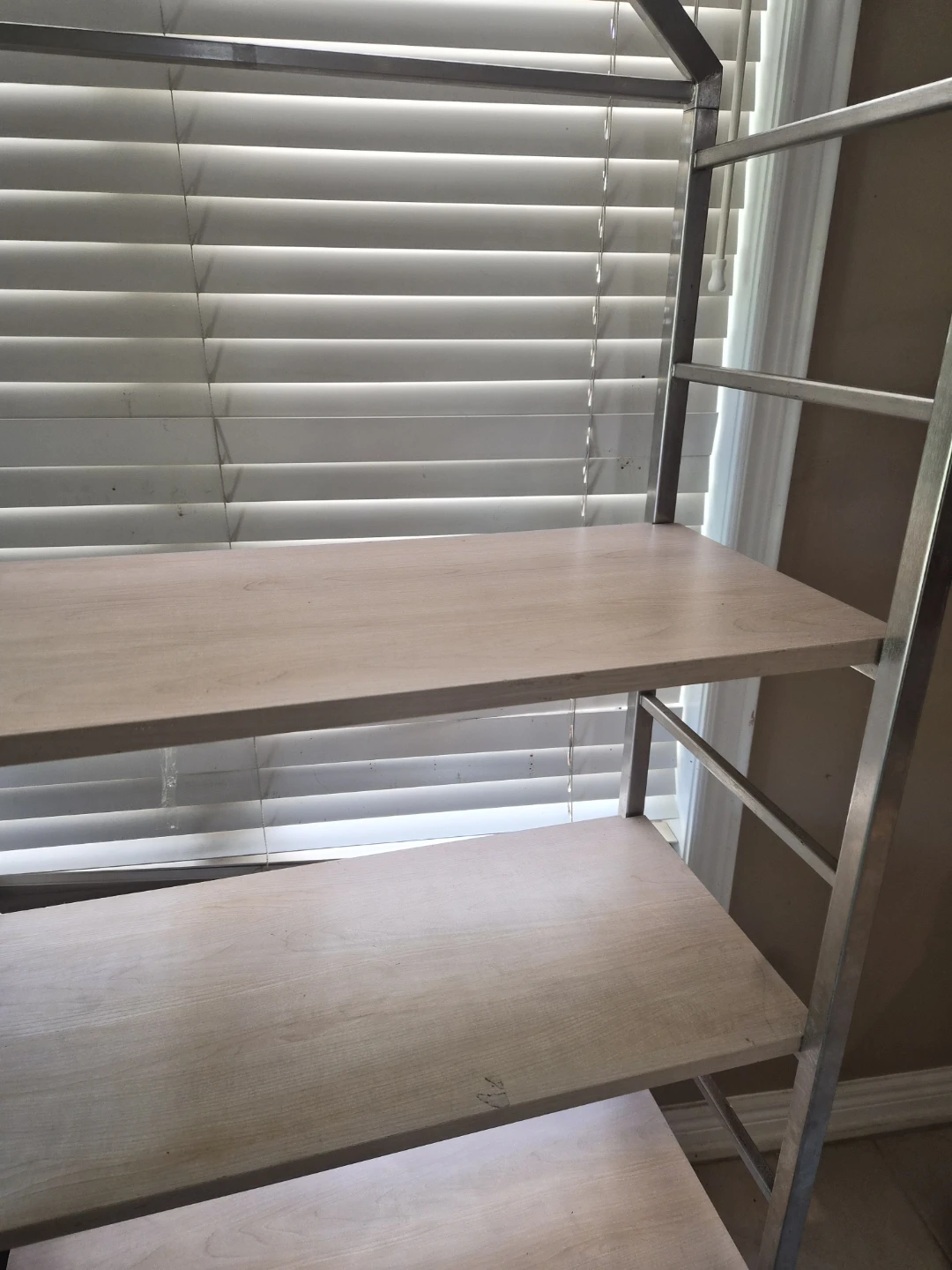 Metal and Wood Shelving Unit - photo 2