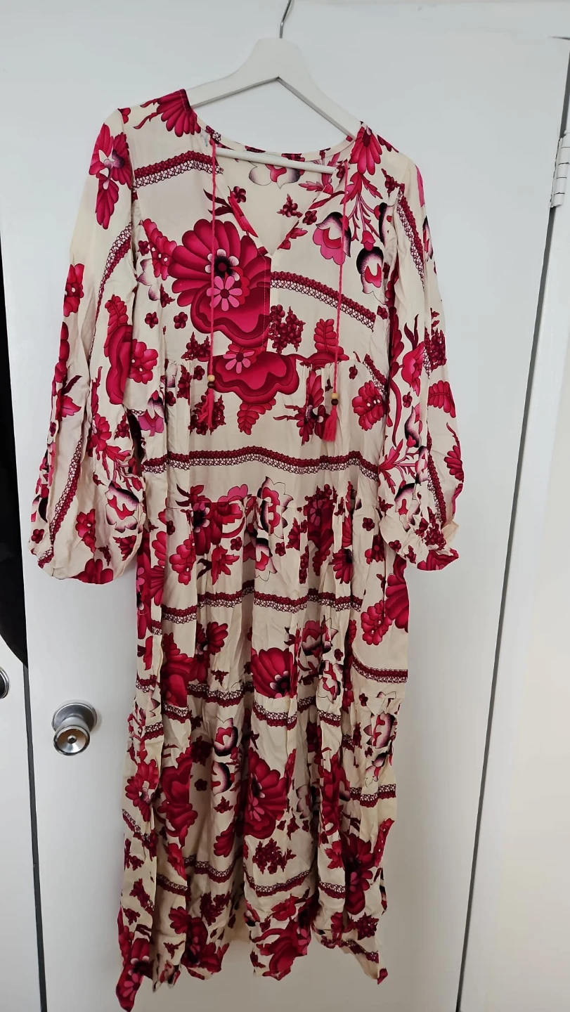 Maxi Dress with Floral Print - photo 2