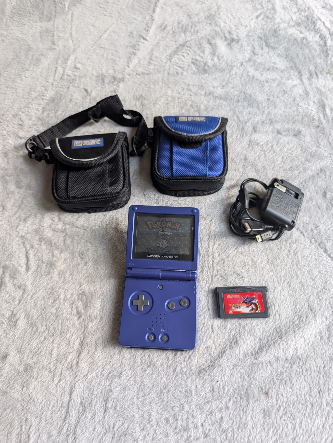 ⚽iQue Nintendo Game Boy Advance SP Bundle (Cobalt Blue)