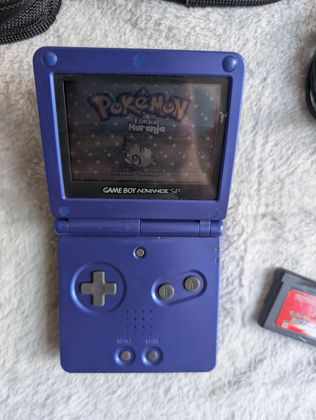 ⚽iQue Nintendo Game Boy Advance SP Bundle (Cobalt Blue) - photo 3