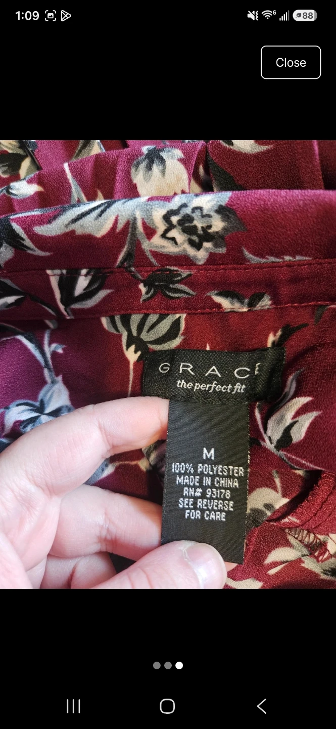 Grace the perfect fit Floral Blouse - photo 3
