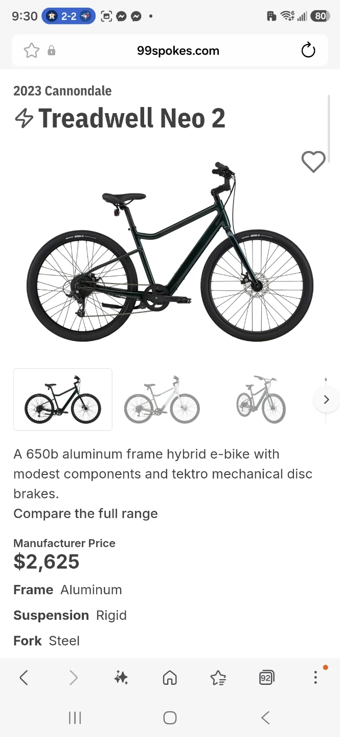 Cannondale Treadwell Neo 2 E-Bike