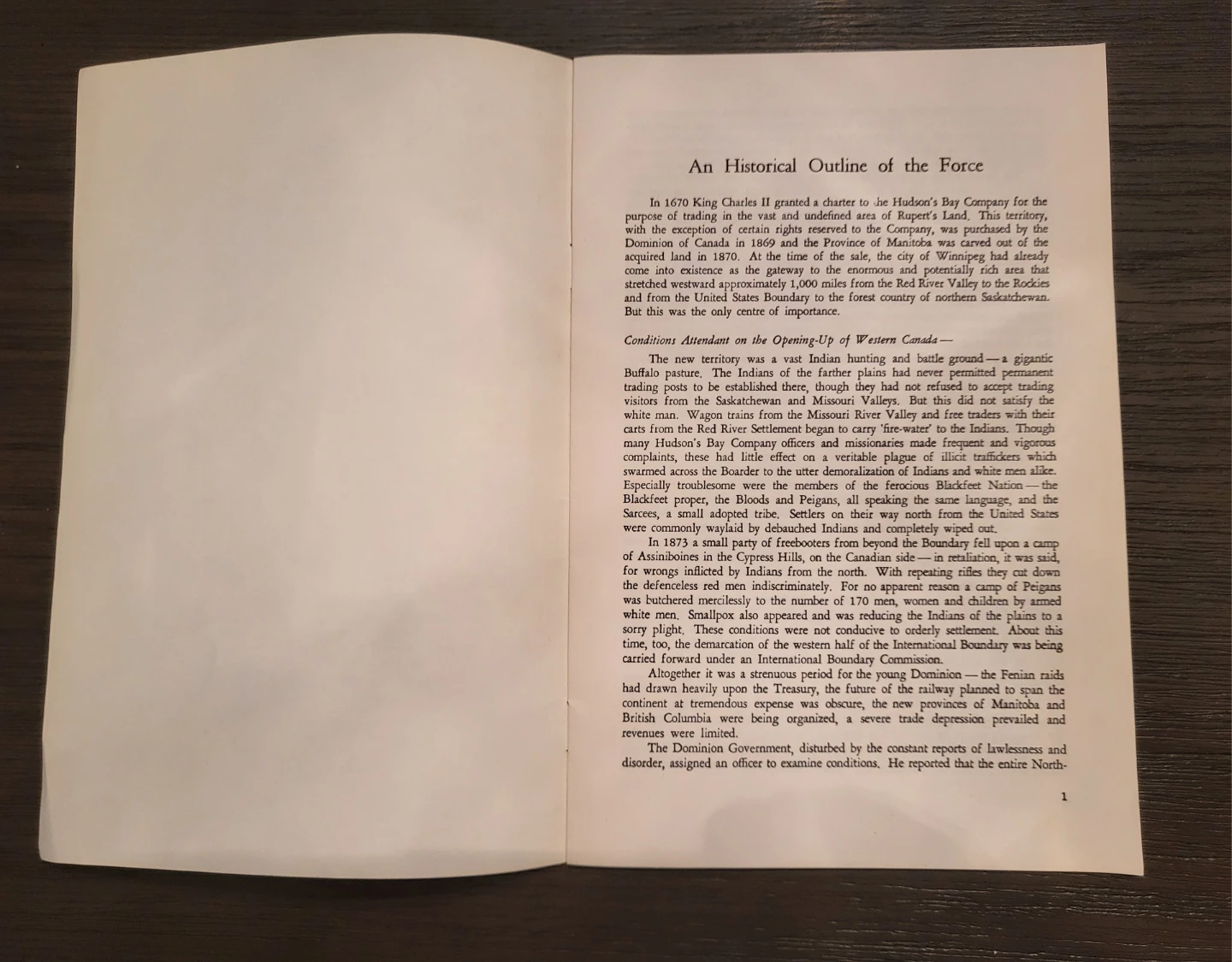 Royal Canadian Mounted Police Historical Outline Booklet - photo 2