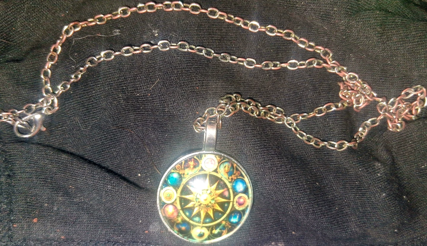 Celestial Sun Pendant Necklace