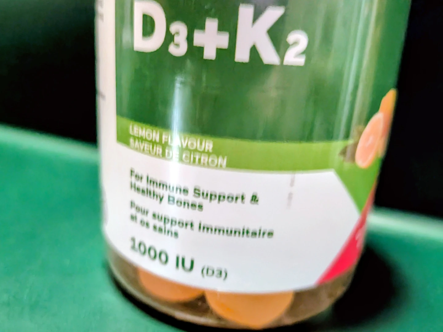 Option+ D3+K2 Lemon Flavour Gummies - photo 2