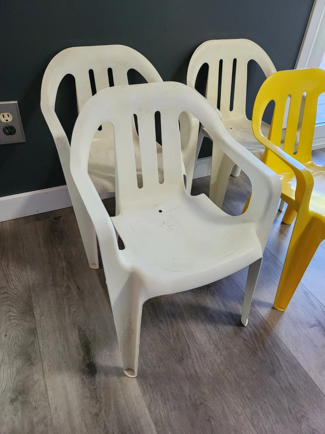 Kids Patio Chairs Stackable- (Set of 4) - photo 4