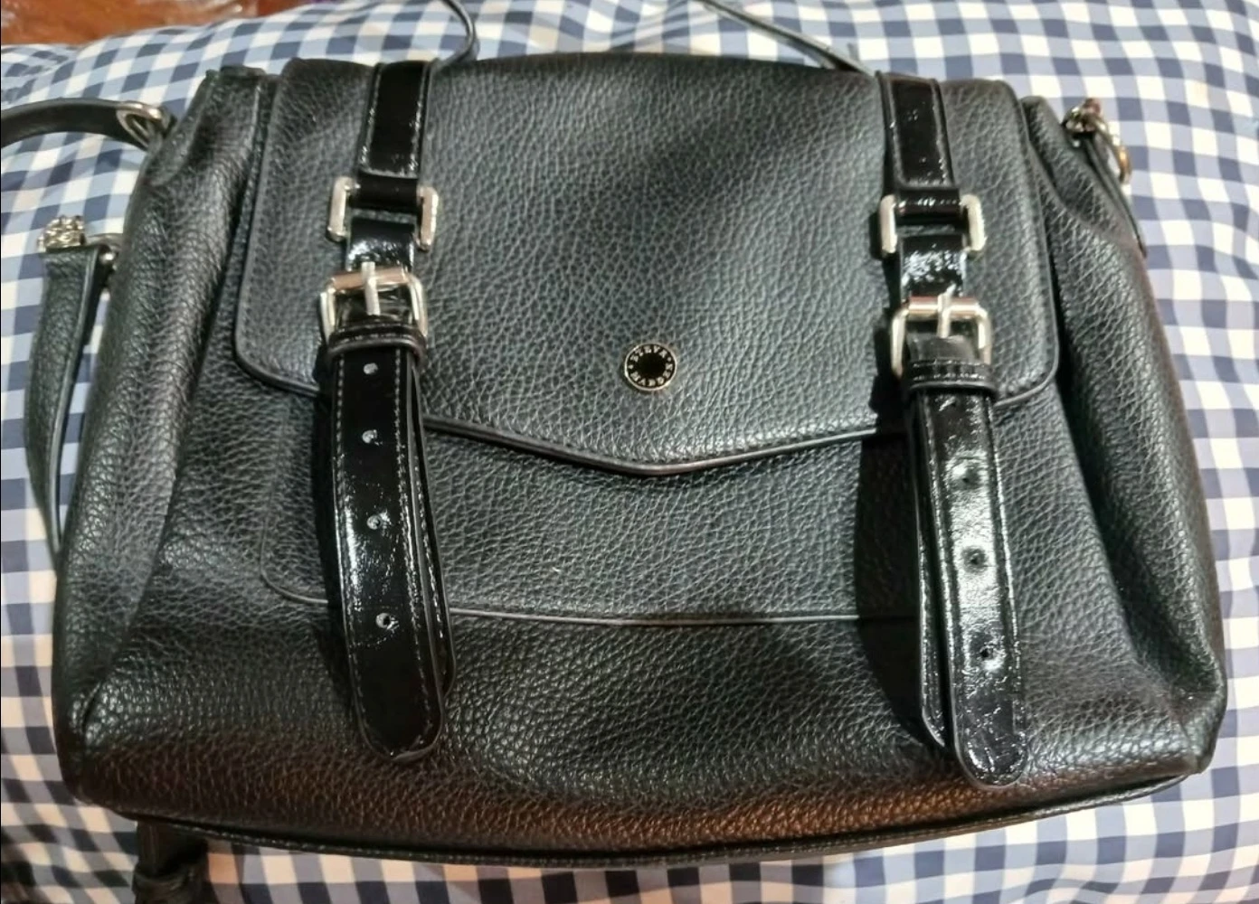 Black Steve Madden Satchel Bag