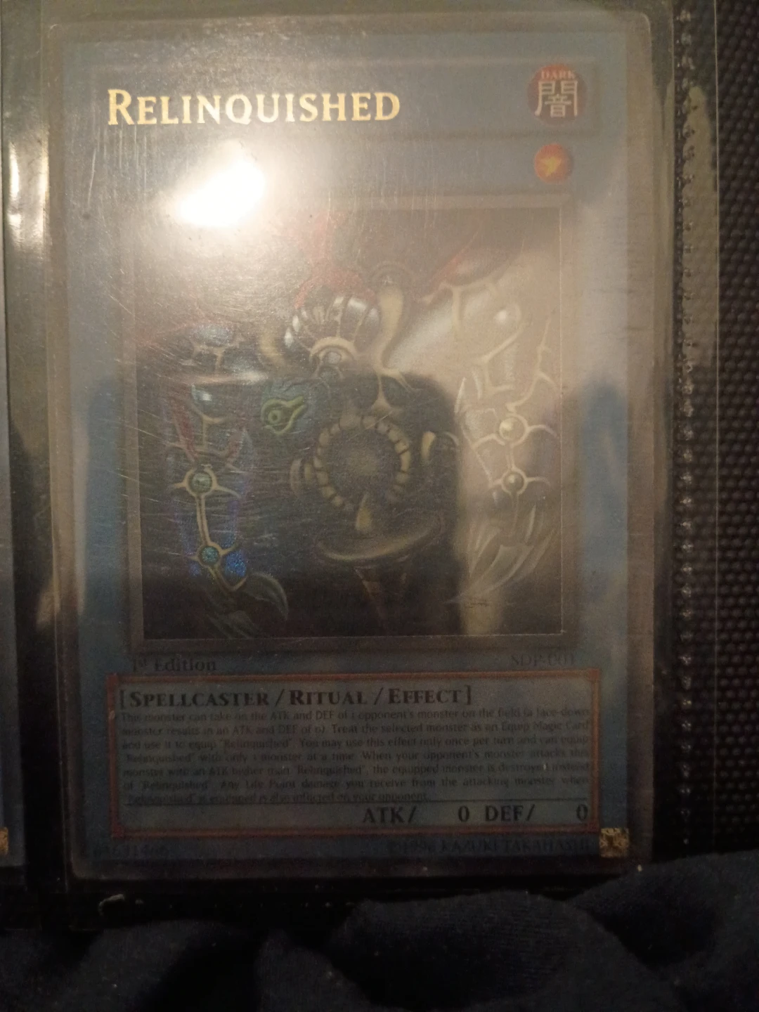 Yu-Gi-Oh Relinquished 1st Edition Card⚽