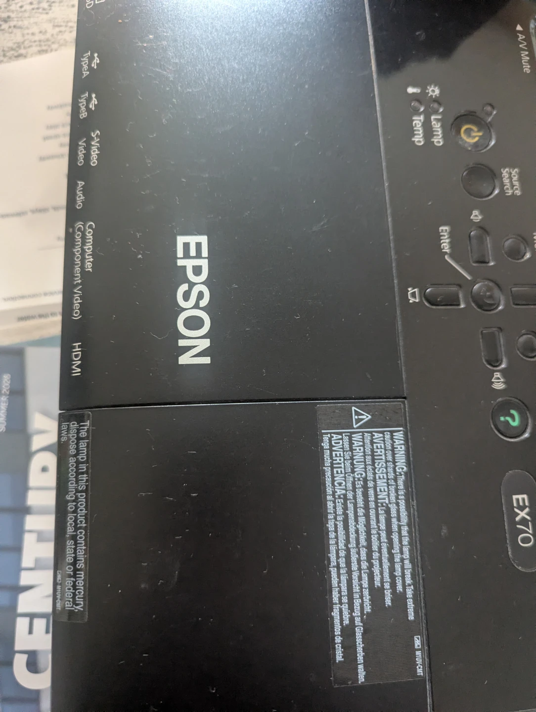 Epson EX70 Projector - photo 2